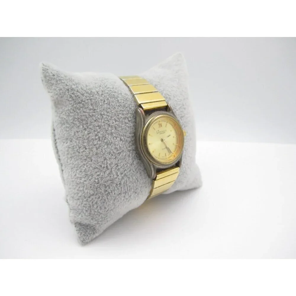 Vtg Women Regalle Swiss Quartz WR Analog‎ 24mm Round Watch (H781) 